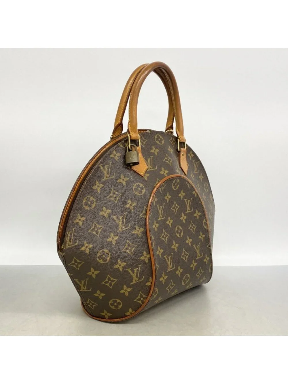 Louis Vuitton Handbag Monogram Ellipse MM Brown